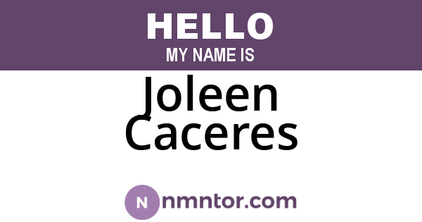 Joleen Caceres