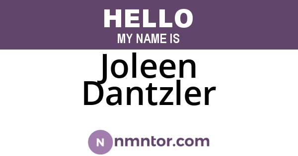 Joleen Dantzler