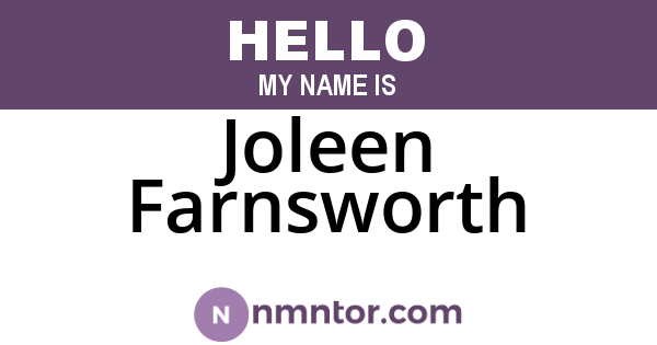 Joleen Farnsworth