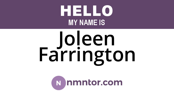 Joleen Farrington