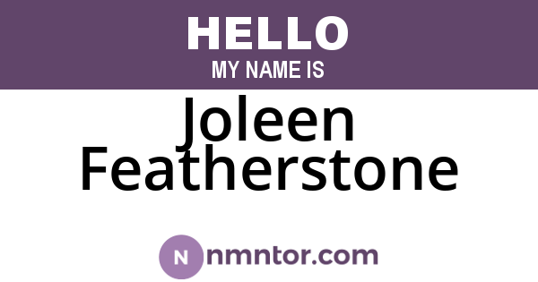 Joleen Featherstone