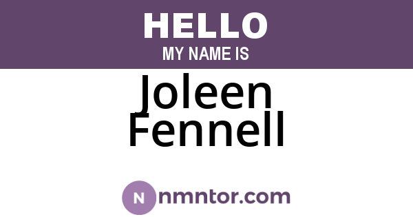 Joleen Fennell