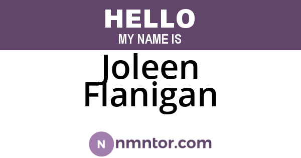 Joleen Flanigan