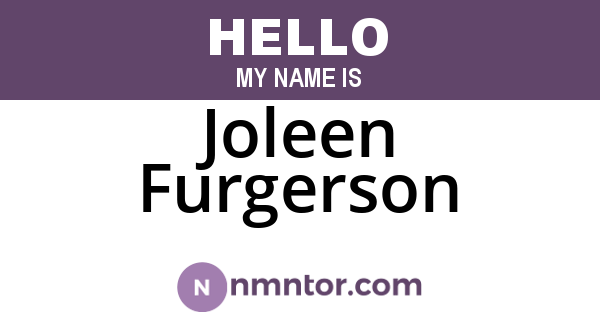 Joleen Furgerson