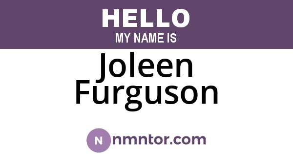 Joleen Furguson