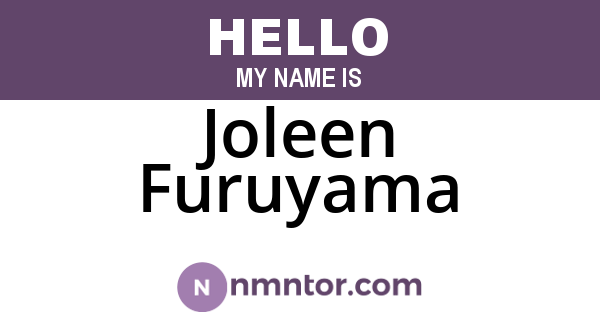 Joleen Furuyama
