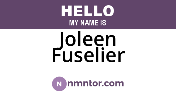 Joleen Fuselier