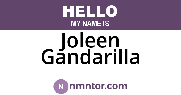 Joleen Gandarilla