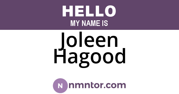 Joleen Hagood
