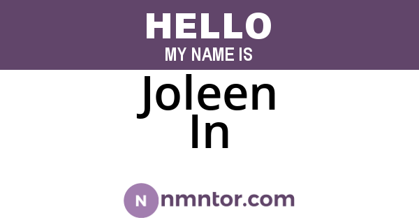Joleen In