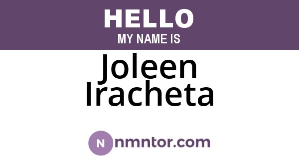 Joleen Iracheta