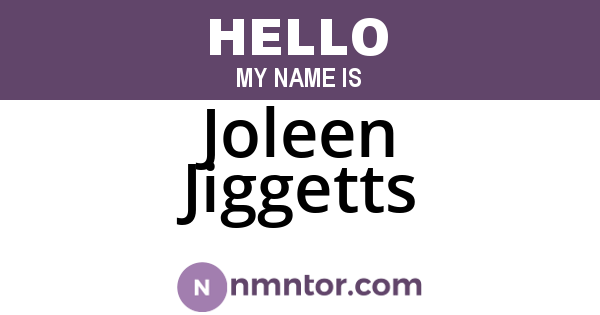 Joleen Jiggetts