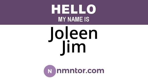 Joleen Jim