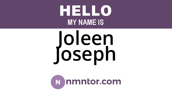 Joleen Joseph