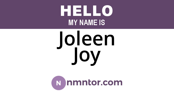 Joleen Joy