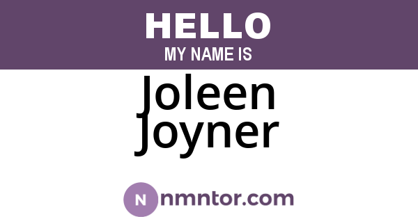 Joleen Joyner