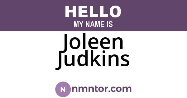 Joleen Judkins