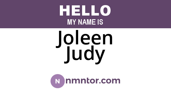Joleen Judy