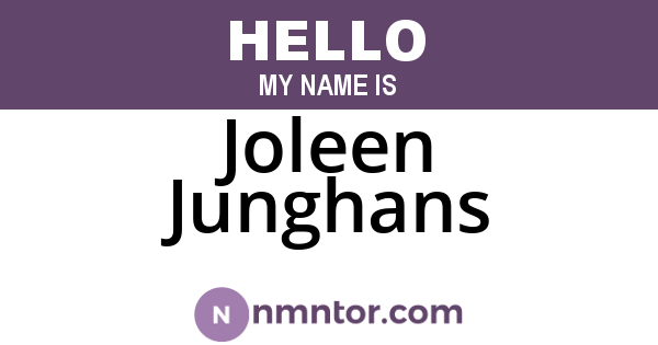 Joleen Junghans