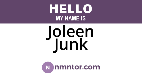 Joleen Junk