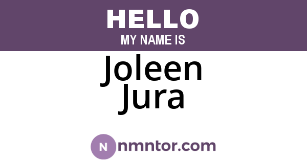 Joleen Jura