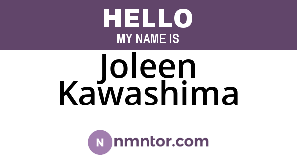 Joleen Kawashima
