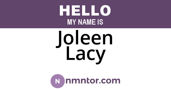 Joleen Lacy