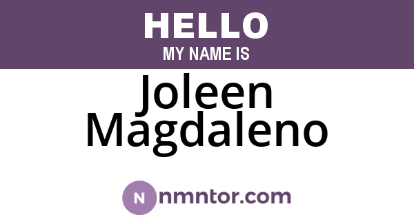 Joleen Magdaleno