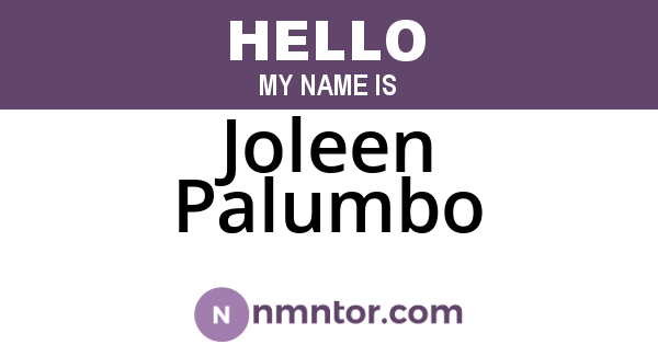 Joleen Palumbo