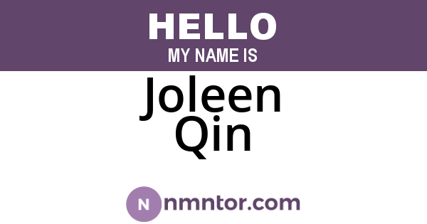 Joleen Qin