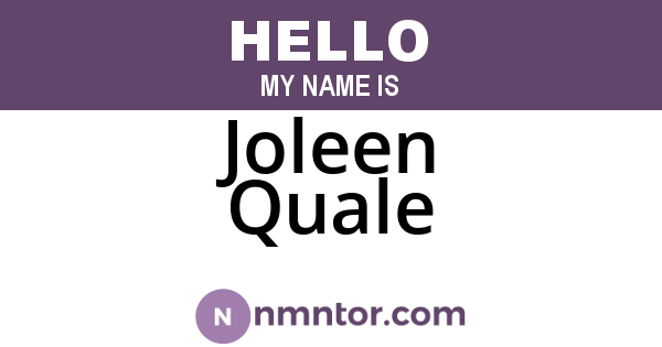 Joleen Quale