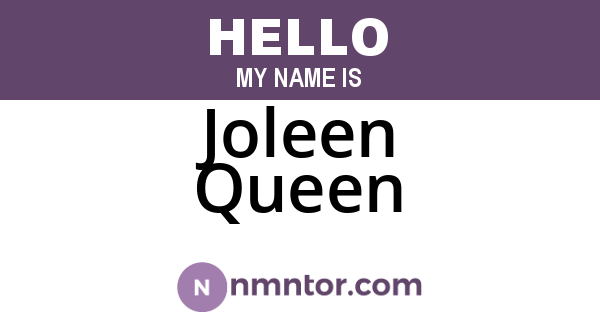 Joleen Queen