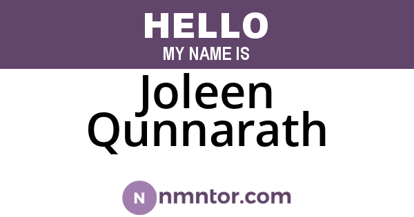 Joleen Qunnarath