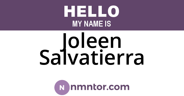 Joleen Salvatierra