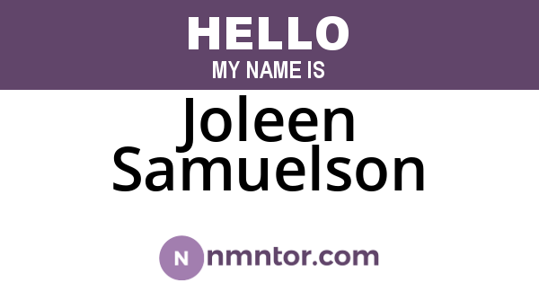 Joleen Samuelson