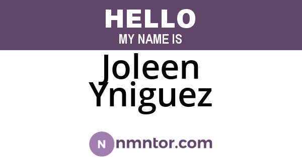 Joleen Yniguez