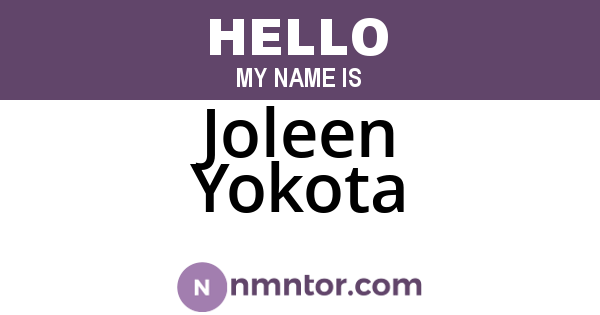 Joleen Yokota