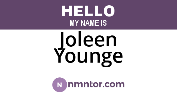 Joleen Younge