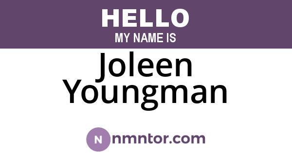 Joleen Youngman