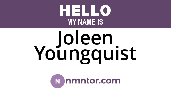 Joleen Youngquist