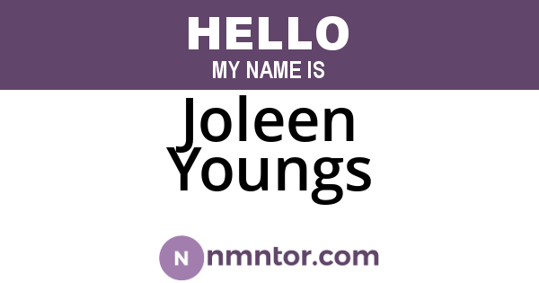 Joleen Youngs