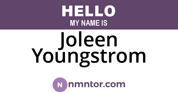 Joleen Youngstrom