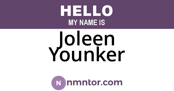 Joleen Younker
