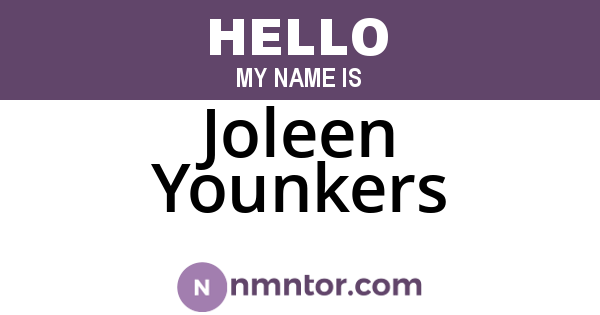 Joleen Younkers