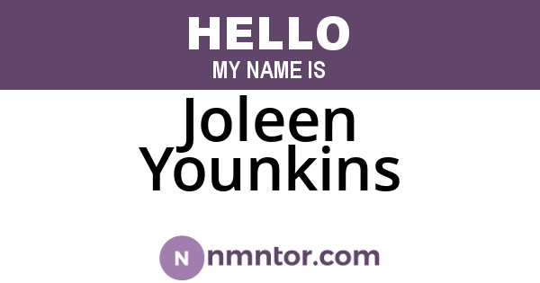 Joleen Younkins