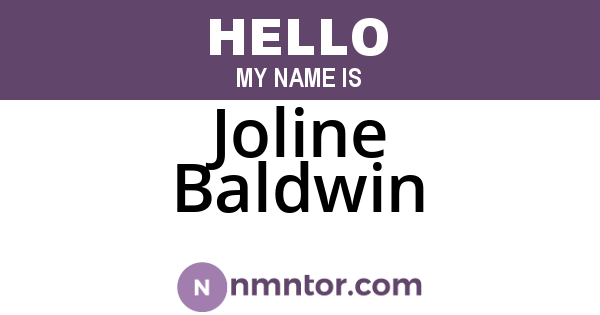 Joline Baldwin