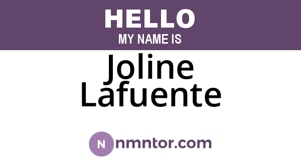 Joline Lafuente