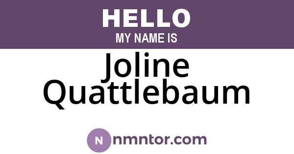 Joline Quattlebaum