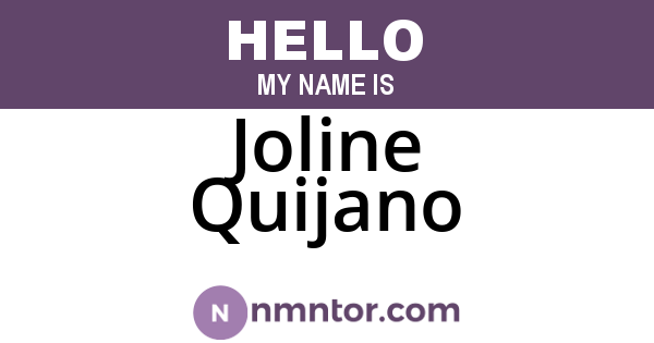 Joline Quijano