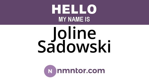 Joline Sadowski